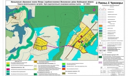 Карта градостроительного нас.пунктов д.Раменье, д.Черноморье